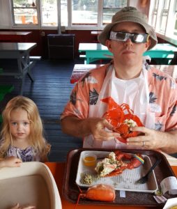 Herbert Holler loves lobsters and Maine and yacht rock and, most certainly, his darling little girls, one of which is pictured here!