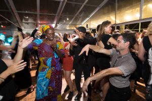 People on my dance floor at the annual Brooklyn Black Tie ball.