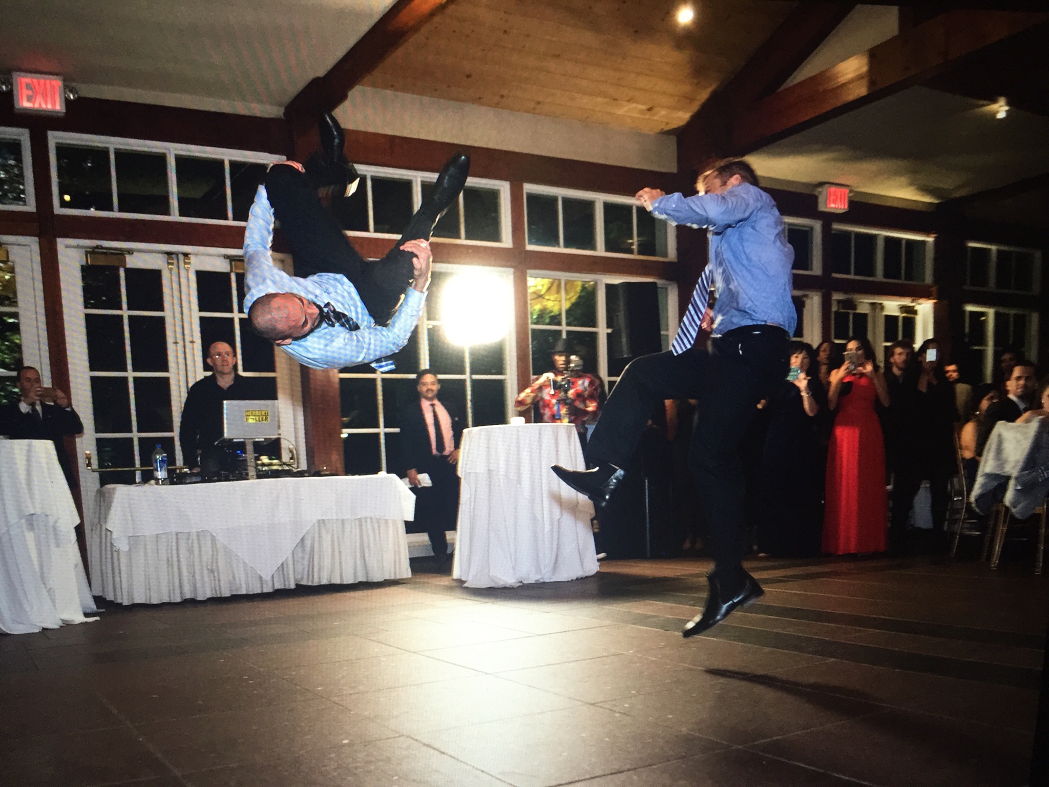 DJ Herbert Holler making the wedding dance floor flip out