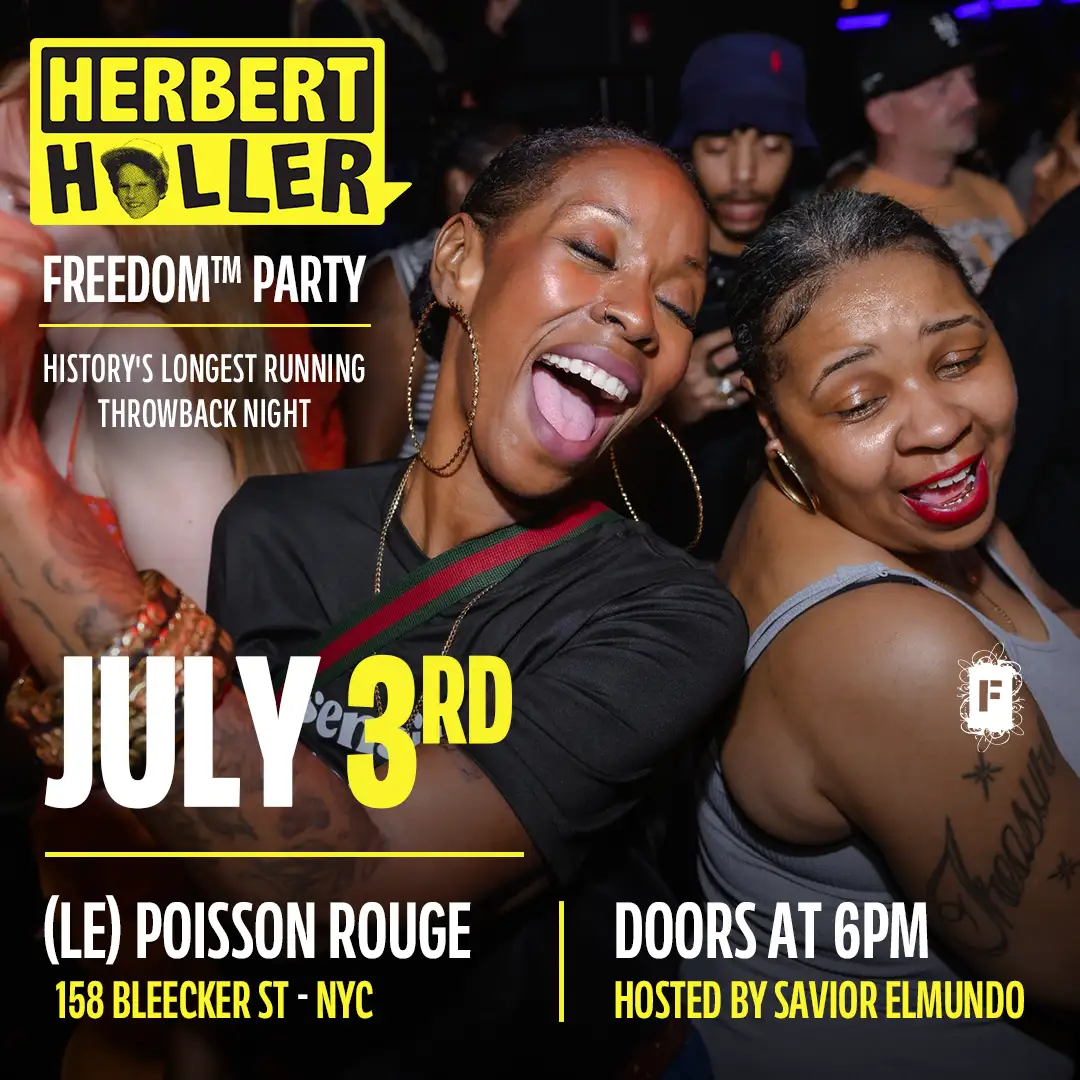 Herbert Holler’s Freedom™ Party NYC July 3rd!